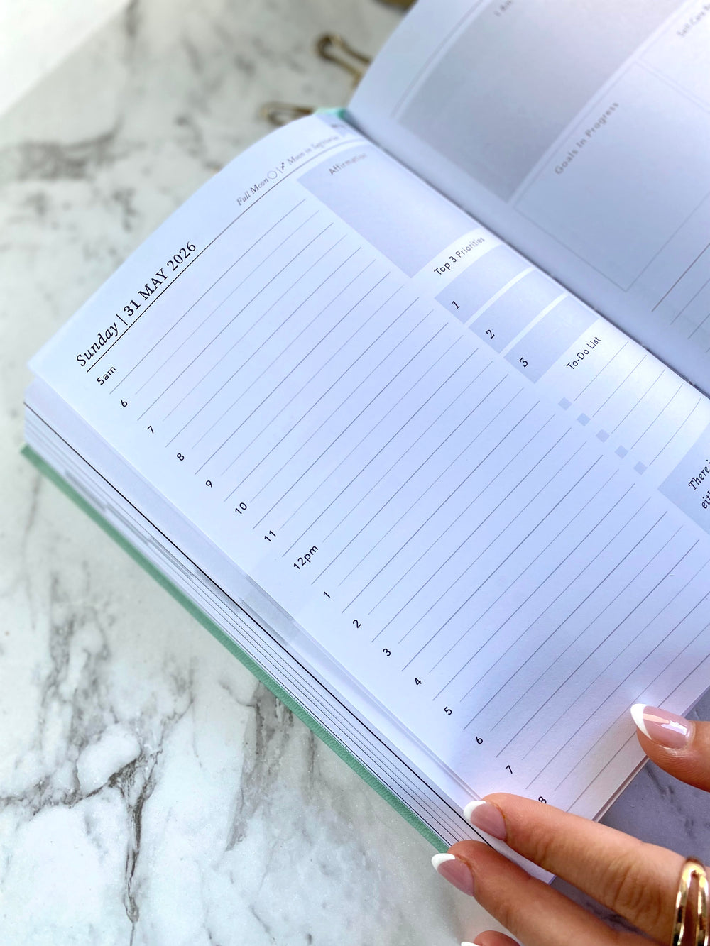 A5 DAILY PLANNER - SAGE