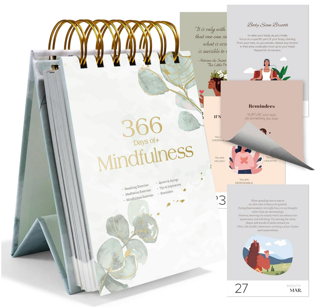 image DAILY INSPIRATIONAL FLIP DESK CALENDAR - MINDFULNESS