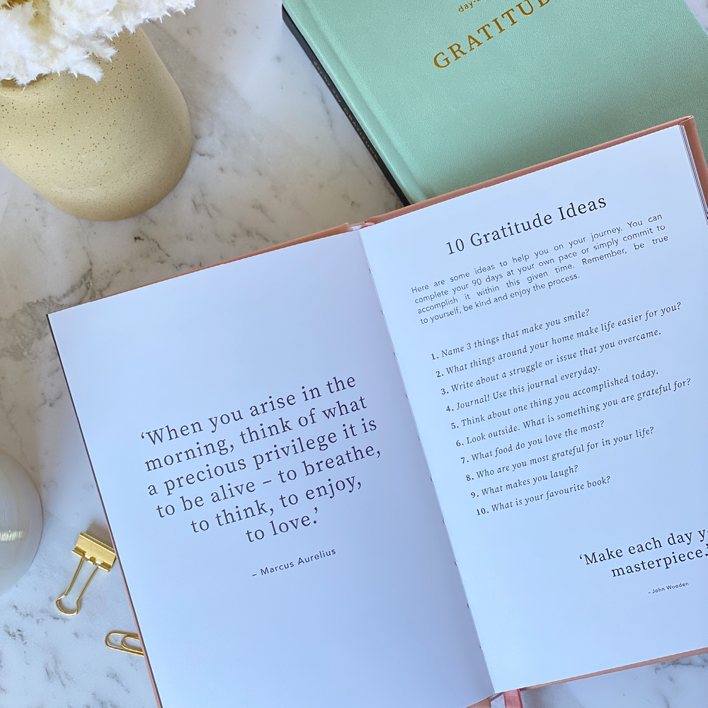 GRATITUDE JOURNAL – DUSTY PINK
