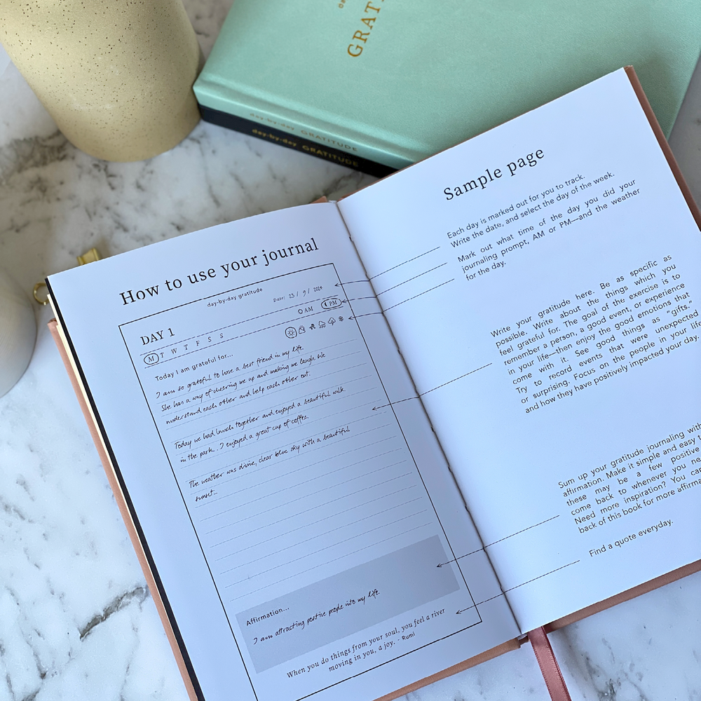 GRATITUDE JOURNAL – DUSTY PINK