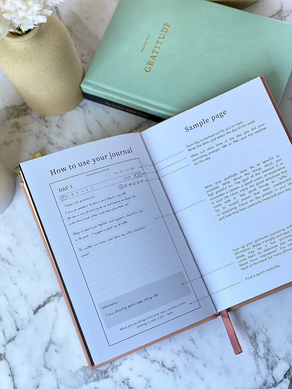 GRATITUDE JOURNAL – DUSTY PINK