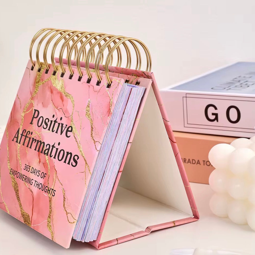 POSITIVE AFFIRMATIONS FLIP DESK CALENDAR