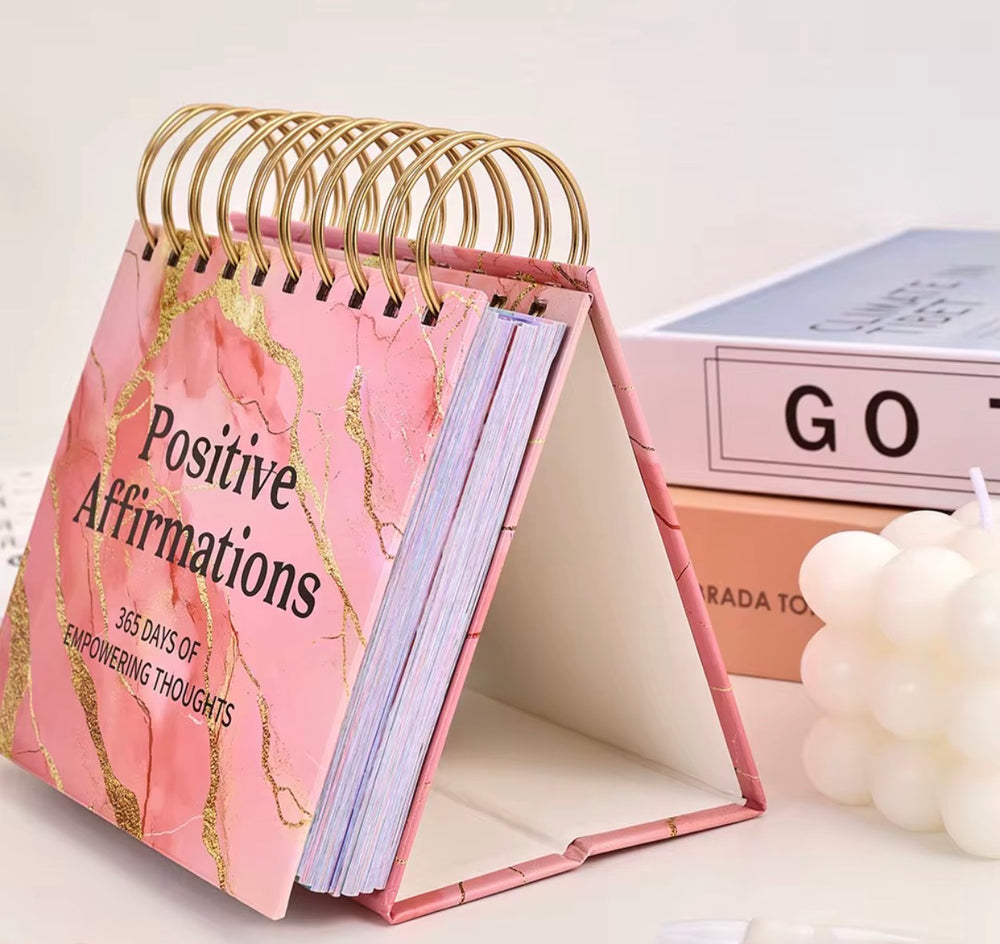 POSITIVE AFFIRMATIONS FLIP DESK CALENDAR