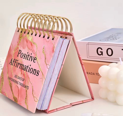 POSITIVE AFFIRMATIONS FLIP DESK CALENDAR