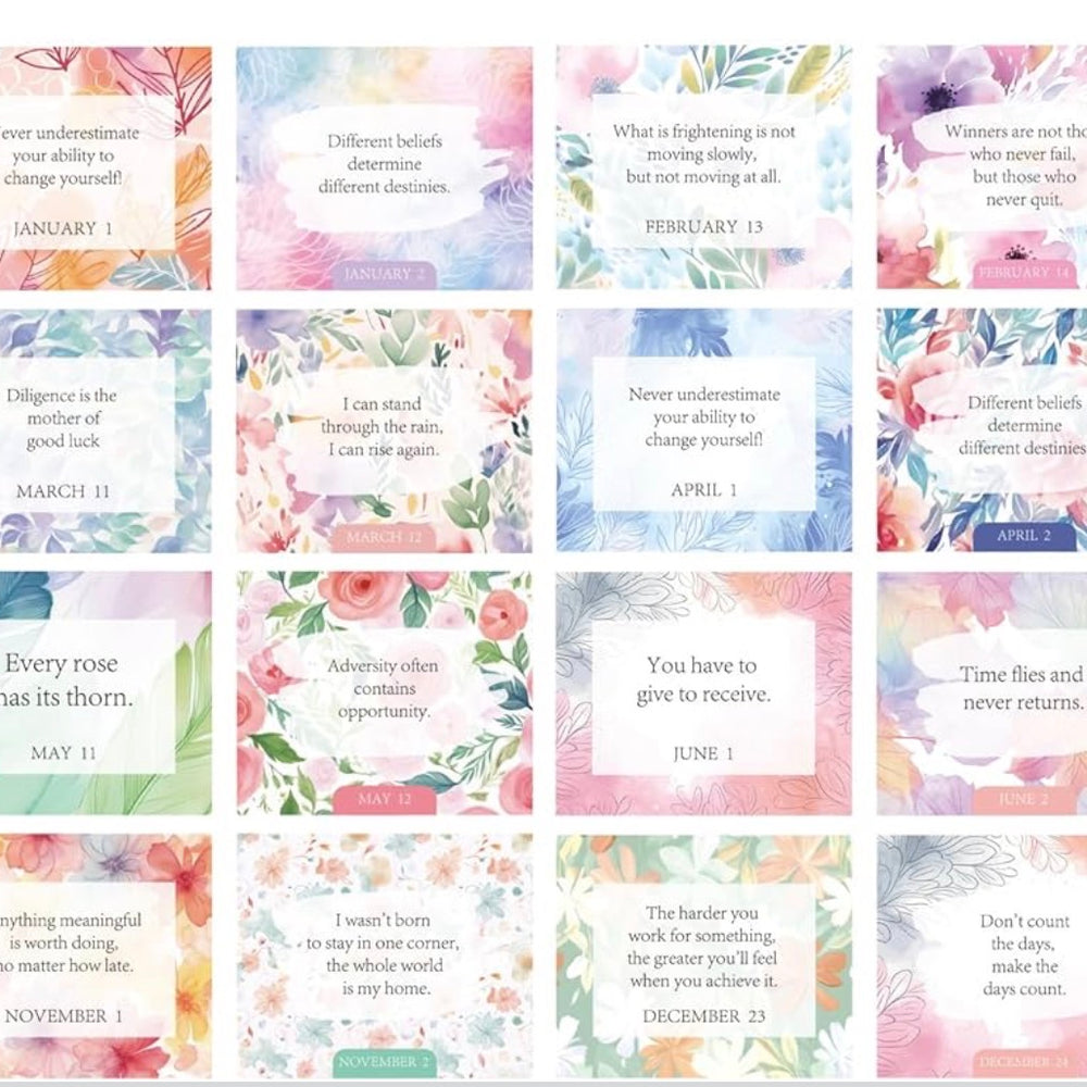 POSITIVE AFFIRMATIONS FLIP DESK CALENDAR