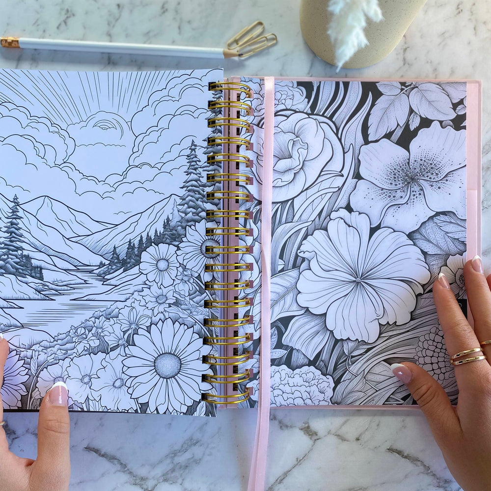 2026 SPIRAL WEEKLY Planner Diary (WEEK-TO-VIEW) BLUSH PINK