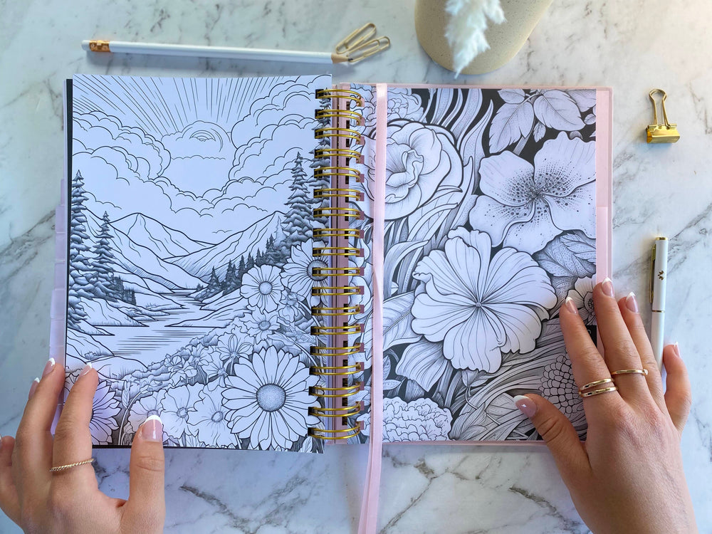 2026 SPIRAL WEEKLY Planner Diary (WEEK-TO-VIEW) BLUSH PINK