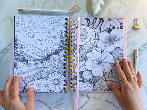 2026 SPIRAL WEEKLY Planner Diary (WEEK-TO-VIEW) BLUSH PINK