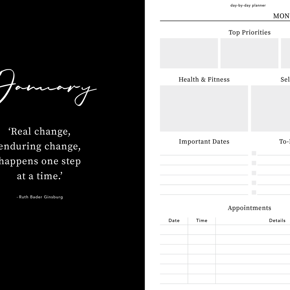 A5 DAILY PLANNER - PINK