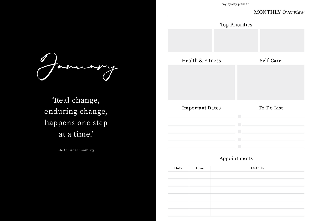 A5 DAILY PLANNER - PINK