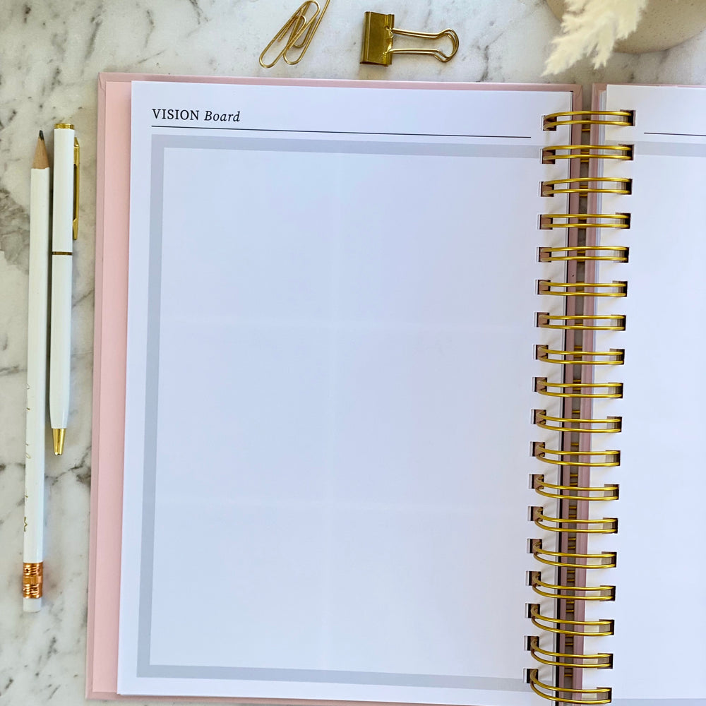 2026 SPIRAL WEEKLY Planner Diary (WEEK-TO-VIEW) BLUSH PINK