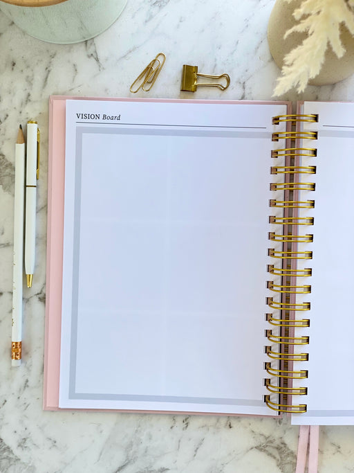 2026 SPIRAL WEEKLY Planner Diary (WEEK-TO-VIEW) BLUSH PINK