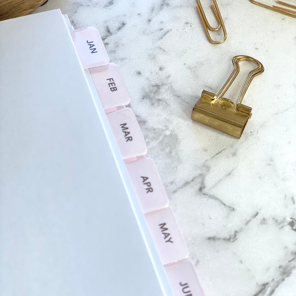 2026 SPIRAL WEEKLY Planner Diary (WEEK-TO-VIEW) BLUSH PINK