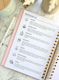 2026 SPIRAL WEEKLY Planner Diary (WEEK-TO-VIEW) BLUSH PINK