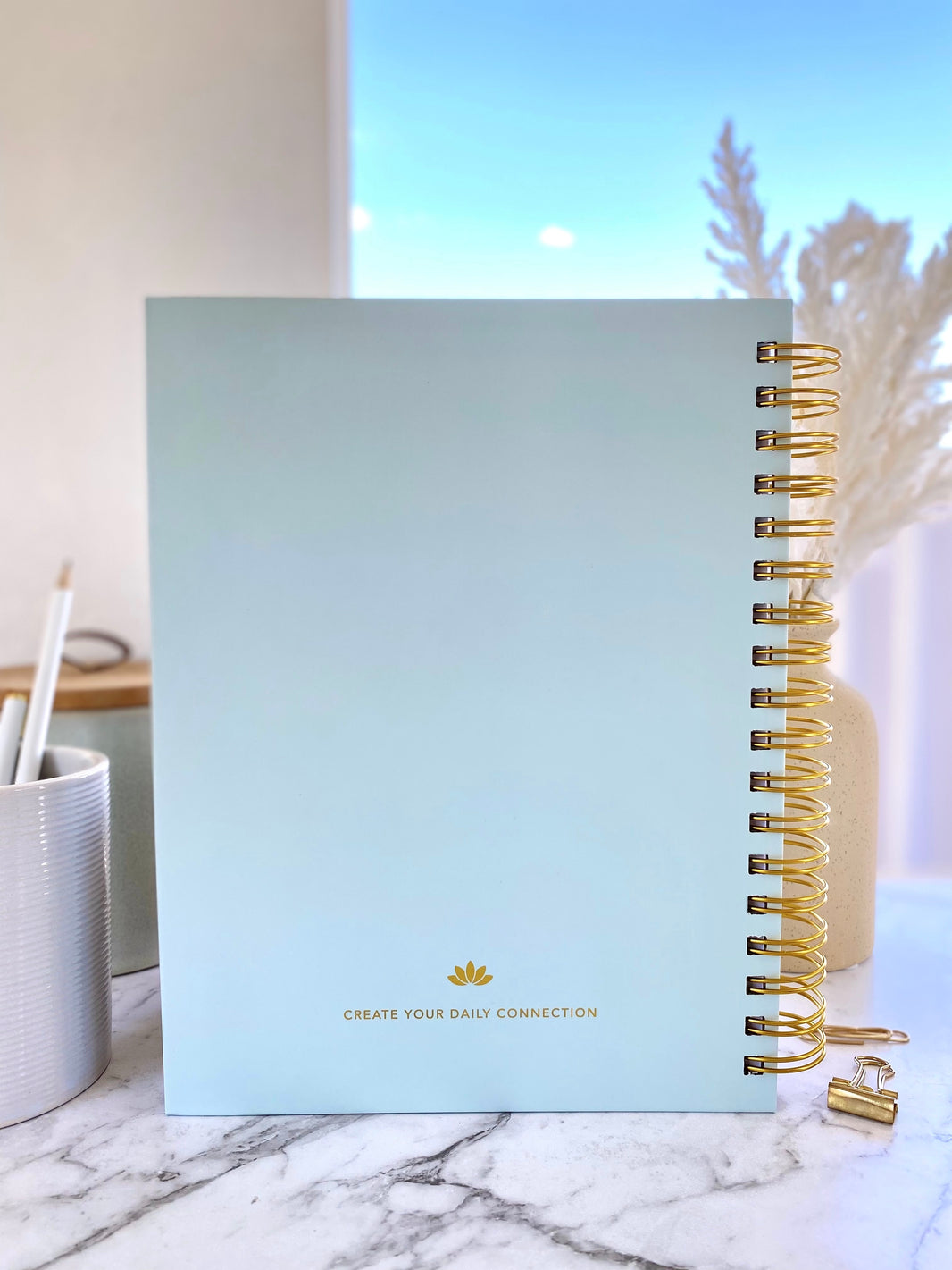 image 2026 SPIRAL WEEKLY Planner Diary (WEEK-TO-VIEW) BLUSH SAGE