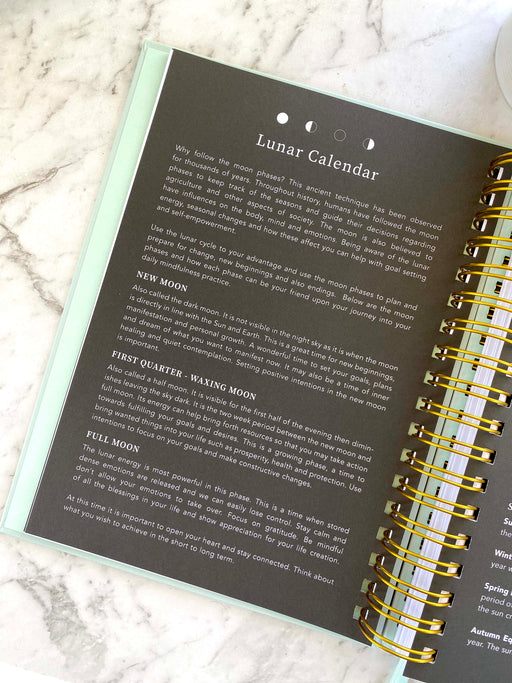 2026 SPIRAL WEEKLY Planner Diary (WEEK-TO-VIEW) BLUSH SAGE